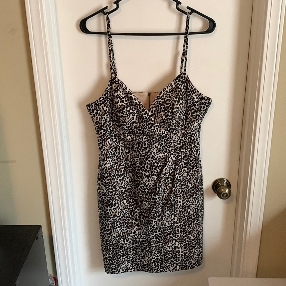 Leopard print dress